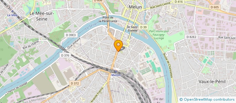 localisation de l'entreprise MADAME FLORENCE POIRIER à MELUN