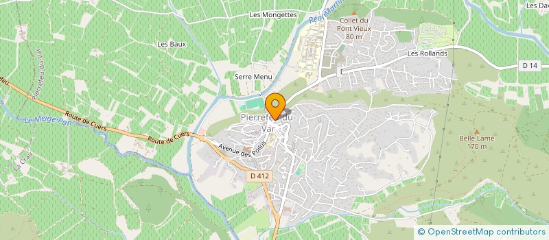 localisation de l'entreprise MADAME FLORENCE POLETTO à PIERREFEU-DU-VAR