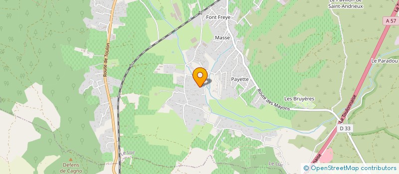 localisation de l'entreprise MADAME FLORENCE PONTABRY  LE LUC