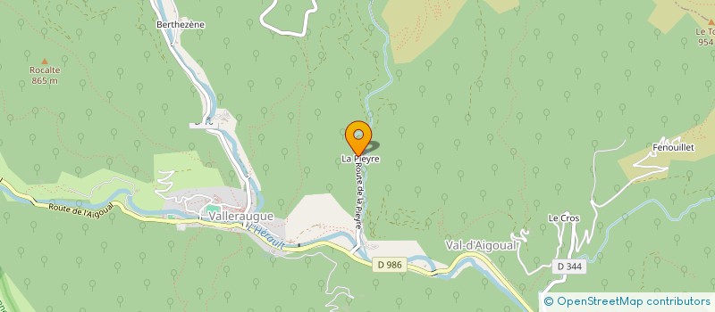 localisation de l'entreprise MADAME FLORENCE POURTALES  VAL-D'AIGOUAL