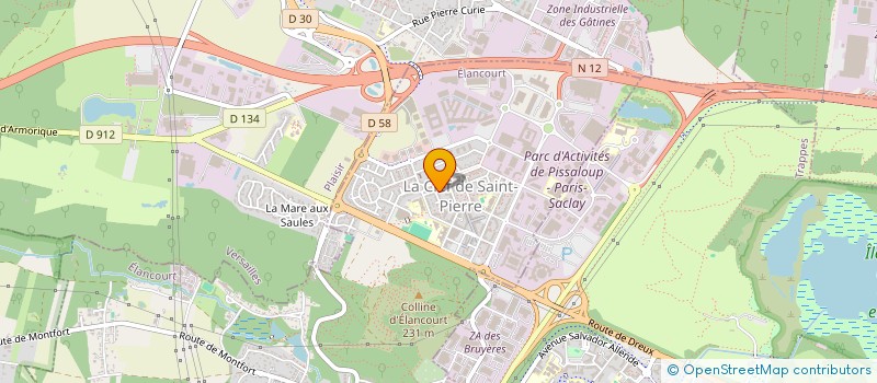 localisation de l'entreprise MADAME FLORENCE POUYAT  ELANCOURT