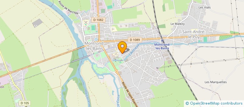 localisation de l'entreprise MADAME FLORENCE POYET  MONTROND-LES-BAINS