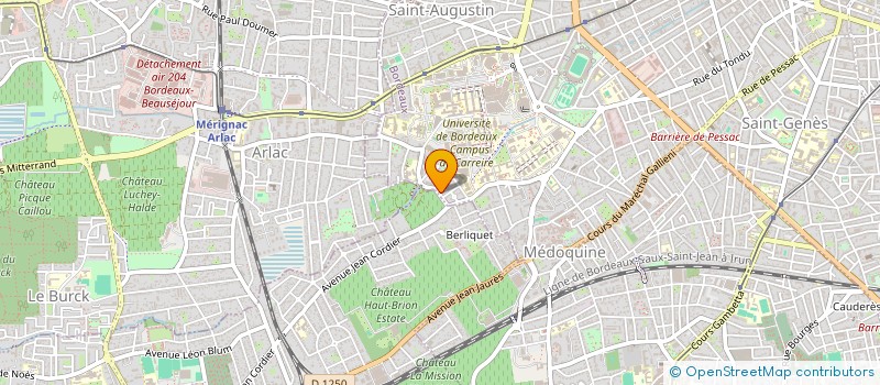 localisation de l'entreprise MADAME FLORENCE PRADELOU  BORDEAUX