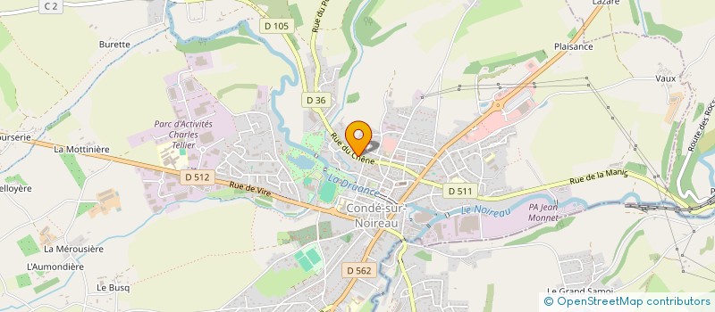 localisation de l'entreprise MADAME FLORENCE PREVEL  CONDE-EN-NORMANDIE