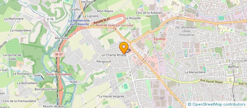 localisation de l'entreprise MADAME FLORENCE PRIEUR à SAINT-CYR-SUR-LOIRE