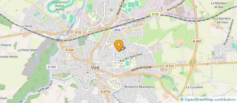 localisation de l'entreprise MADAME FLORENCE PRINTEMPS  VIRE-NORMANDIE