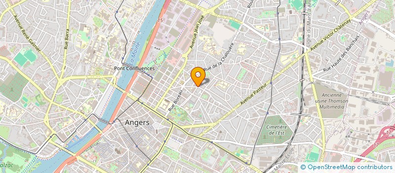 localisation de l'entreprise MADAME FLORENCE PROVEUX à ANGERS