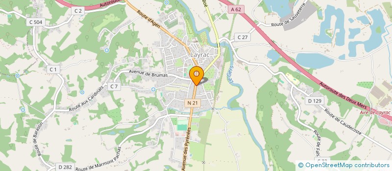 localisation de l'entreprise MADAME FLORENCE PUJOL à LAYRAC