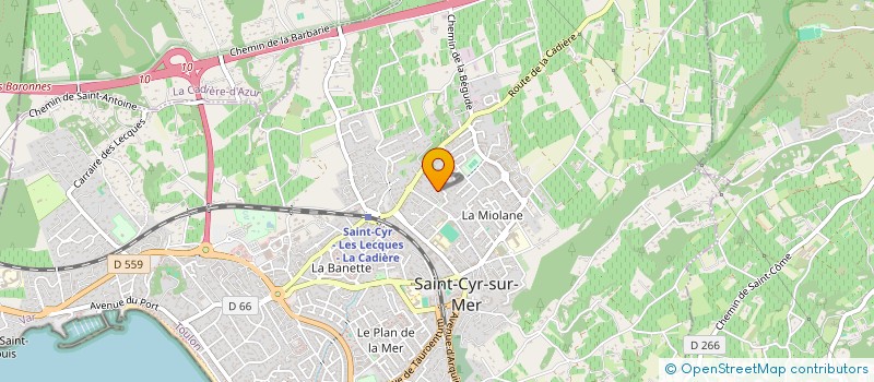 localisation de l'entreprise MADAME FLORENCE QUELEN à SAINT-CYR-SUR-MER