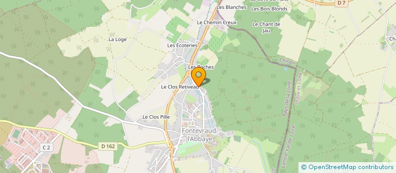 localisation de l'entreprise MADAME FLORENCE RAFIN  FONTEVRAUD-L'ABBAYE