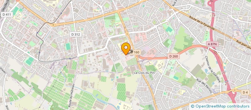 localisation de l'entreprise MADAME FLORENCE RAGUIN à ANGERS