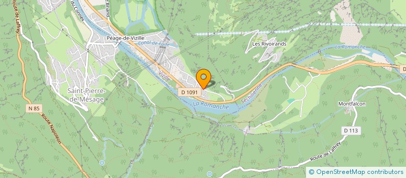 localisation de l'entreprise MADAME FLORENCE RAIMBAULT  VIZILLE