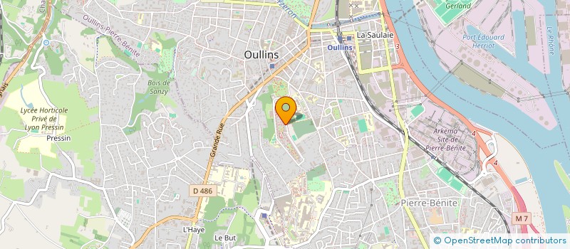 localisation de l'entreprise MADAME FLORENCE RAINSSANT  OULLINS-PIERRE-BENITE