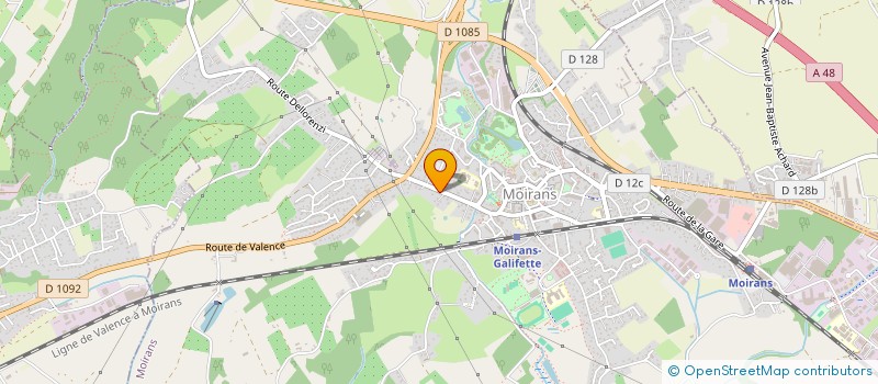 localisation de l'entreprise MADAME FLORENCE RAMELET  MOIRANS