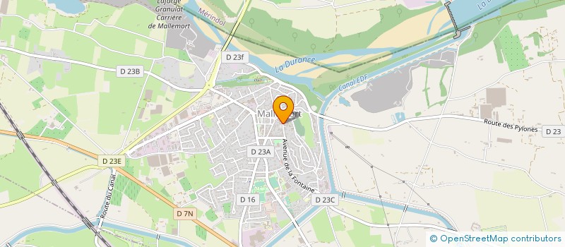 localisation de l'entreprise MADAME FLORENCE RAMOGNINO  MALLEMORT