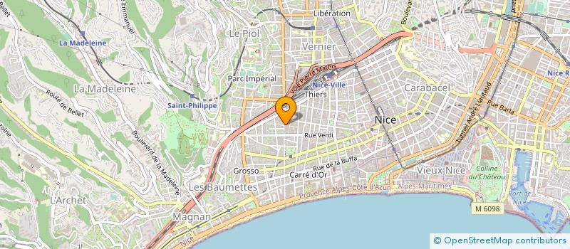 localisation de l'entreprise MADAME FLORENCE RANVOISY à NICE