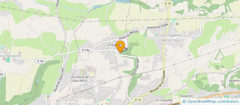 localisation de l'entreprise MADAME FLORENCE RAPPILLARD  LA TOUR-DU-PIN