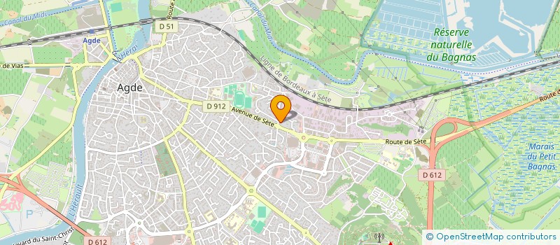 localisation de l'entreprise MADAME FLORENCE RAYMOND  AGDE