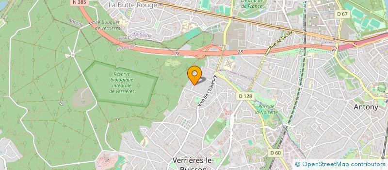 localisation de l'entreprise MADAME FLORENCE RAYMONDE ROUILLER à VERRIERES-LE-BUISSON