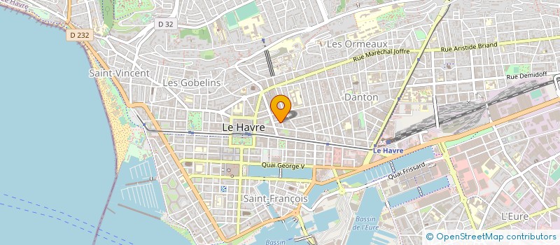 localisation de l'entreprise MADAME FLORENCE RECHER à LE HAVRE