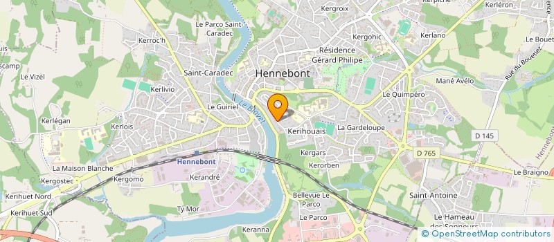 localisation de l'entreprise MADAME FLORENCE RENAUD  HENNEBONT