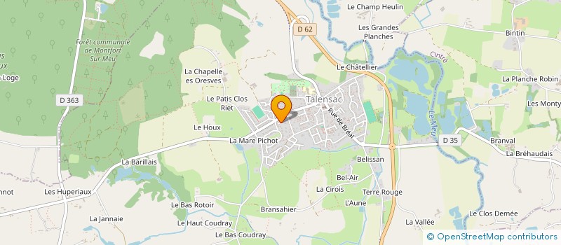 localisation de l'entreprise MADAME FLORENCE RENAULT  TALENSAC