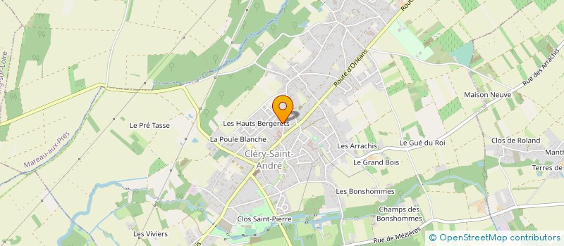 localisation de l'entreprise MADAME FLORENCE RENONCE à CLERY-SAINT-ANDRE