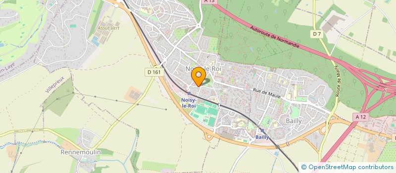 localisation de l'entreprise MADAME FLORENCE REY  NOISY-LE-ROI