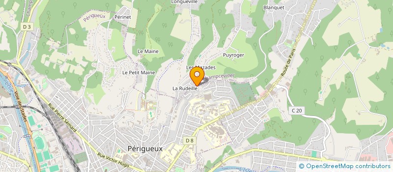 localisation de l'entreprise MADAME FLORENCE RIBEYREIX à PERIGUEUX