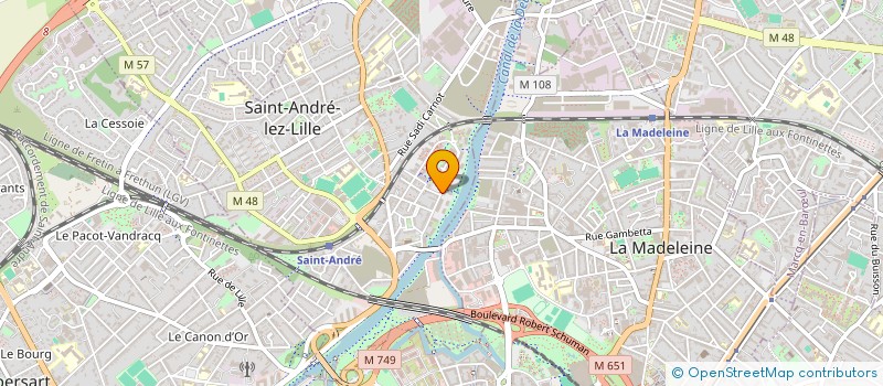 localisation de l'entreprise MADAME FLORENCE RICARD à SAINT-ANDRE-LEZ-LILLE