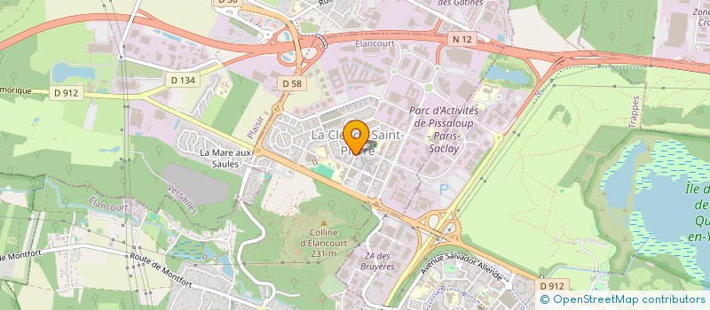 localisation de l'entreprise MADAME FLORENCE RICHARD  ELANCOURT