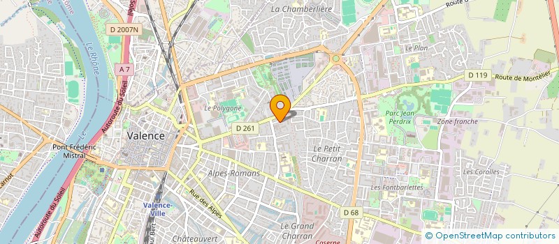 localisation de l'entreprise MADAME FLORENCE RICHARD à VALENCE
