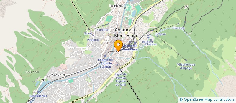 localisation de l'entreprise MADAME FLORENCE RICHMOND  CHAMONIX-MONT-BLANC