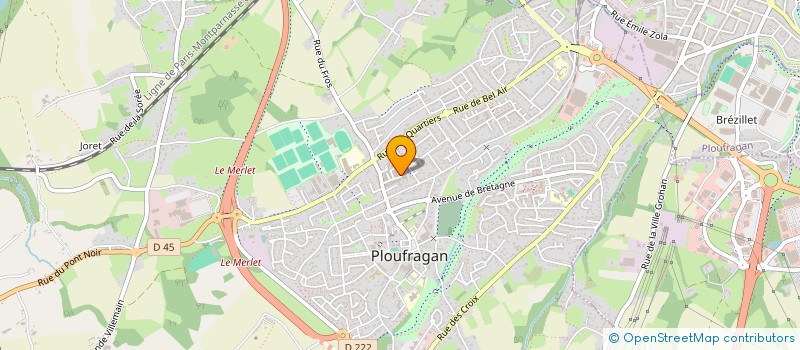 localisation de l'entreprise MADAME FLORENCE RICHOMME  PLOUFRAGAN