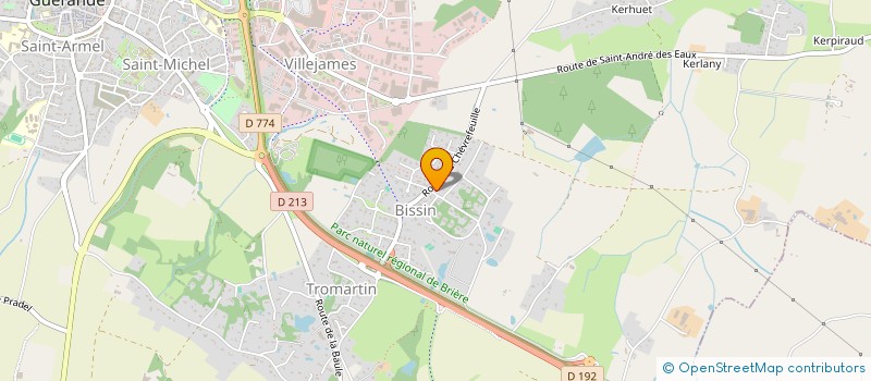 localisation de l'entreprise MADAME FLORENCE RIEU à GUERANDE