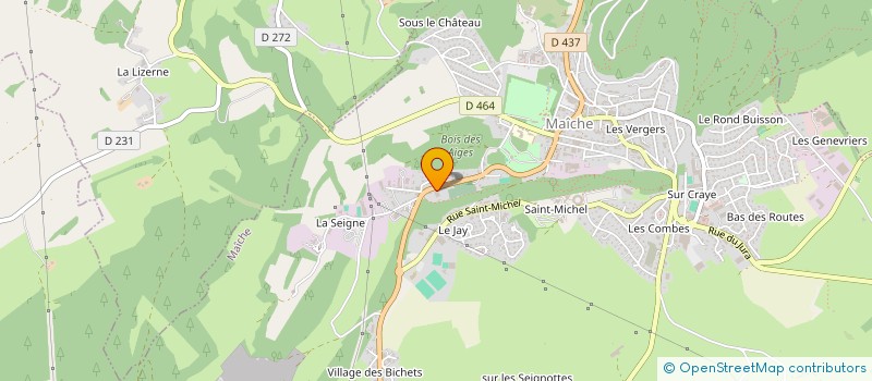 localisation de l'entreprise MADAME FLORENCE RIGAUD à MAICHE