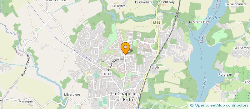 localisation de l'entreprise MADAME FLORENCE RIGE à LA CHAPELLE-SUR-ERDRE