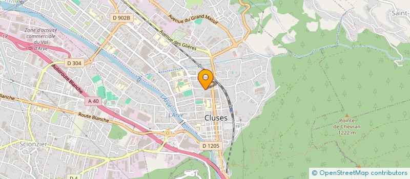 localisation de l'entreprise MADAME FLORENCE RIVA  CLUSES