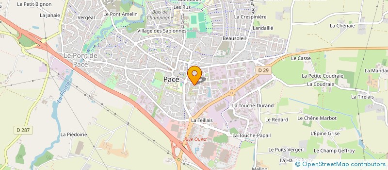 localisation de l'entreprise MADAME FLORENCE RIVET à PACE