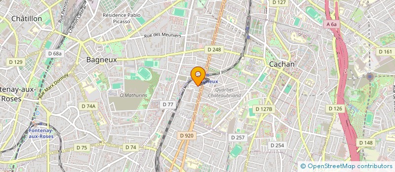 localisation de l'entreprise MADAME FLORENCE ROBERT à BAGNEUX