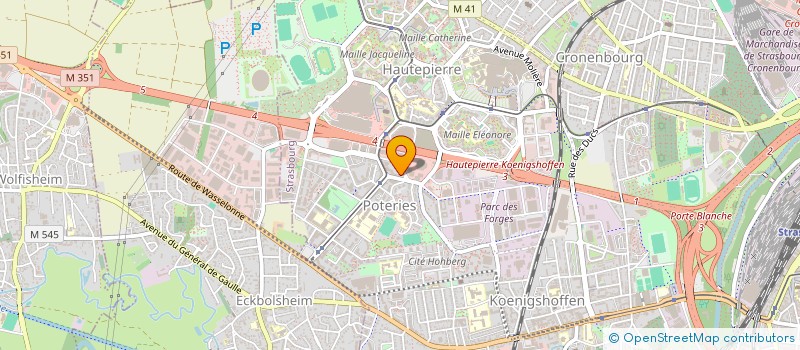 localisation de l'entreprise MADAME FLORENCE ROCH à STRASBOURG