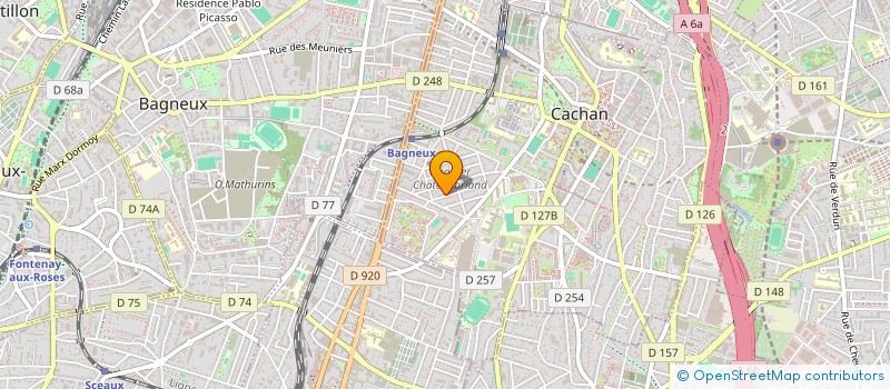 localisation de l'entreprise MADAME FLORENCE ROGER  CACHAN