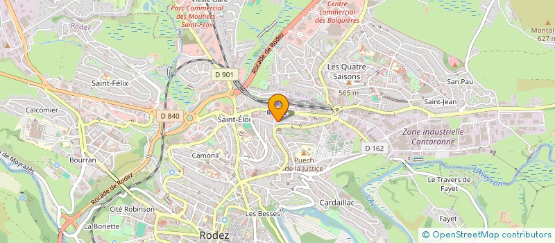 localisation de l'entreprise MADAME FLORENCE ROGUET  RODEZ