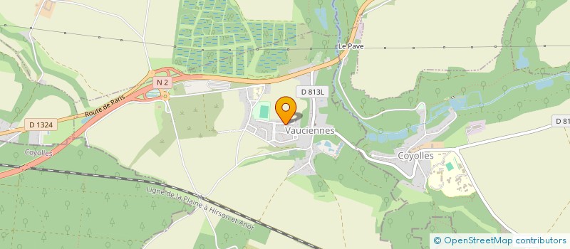 localisation de l'entreprise MADAME FLORENCE ROLLAND  VAUCIENNES