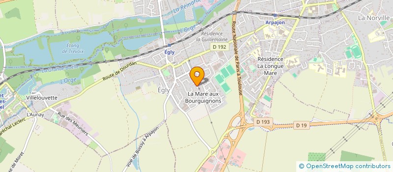 localisation de l'entreprise MADAME FLORENCE ROLLAND  EGLY