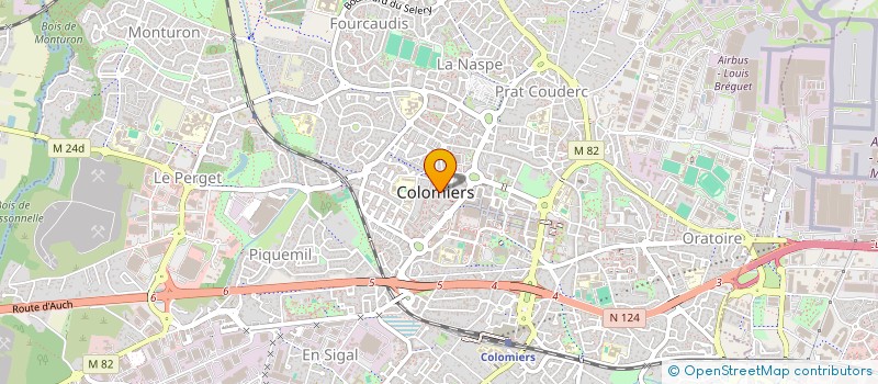 localisation de l'entreprise MADAME FLORENCE ROMIEU à COLOMIERS