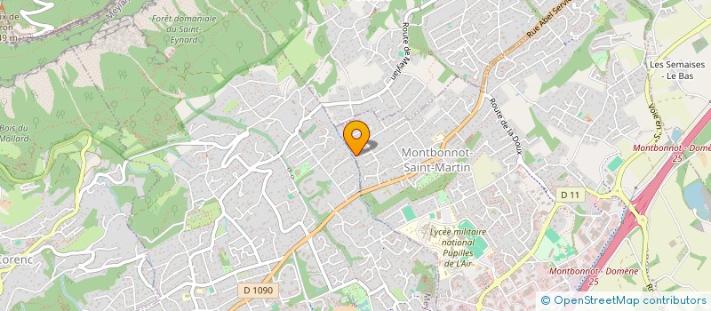 localisation de l'entreprise MADAME FLORENCE RONGEAT à MONTBONNOT-SAINT-MARTIN