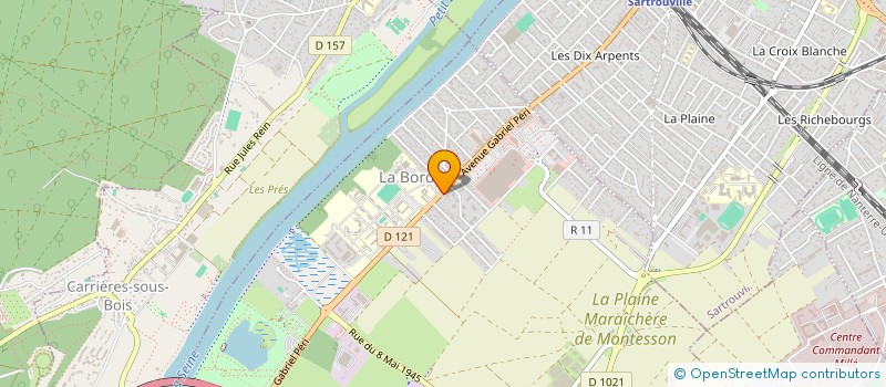 localisation de l'entreprise MADAME FLORENCE RONVEAUX  MONTESSON