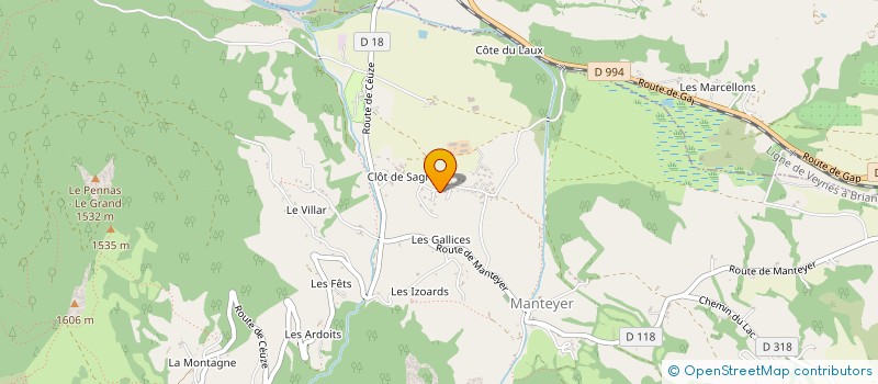 localisation de l'entreprise MADAME FLORENCE ROSTAIN  MANTEYER