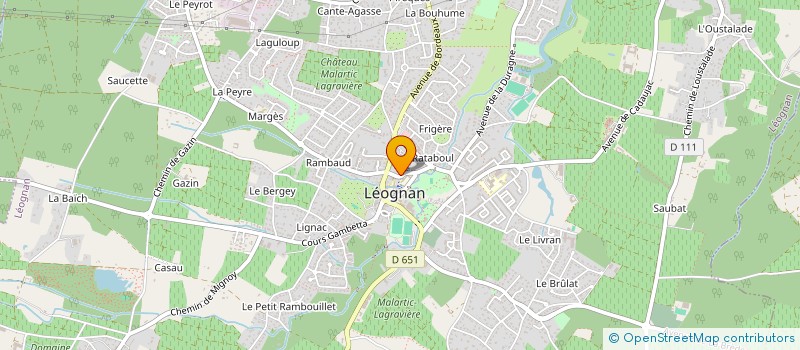 localisation de l'entreprise MADAME FLORENCE ROUCHOU à LEOGNAN